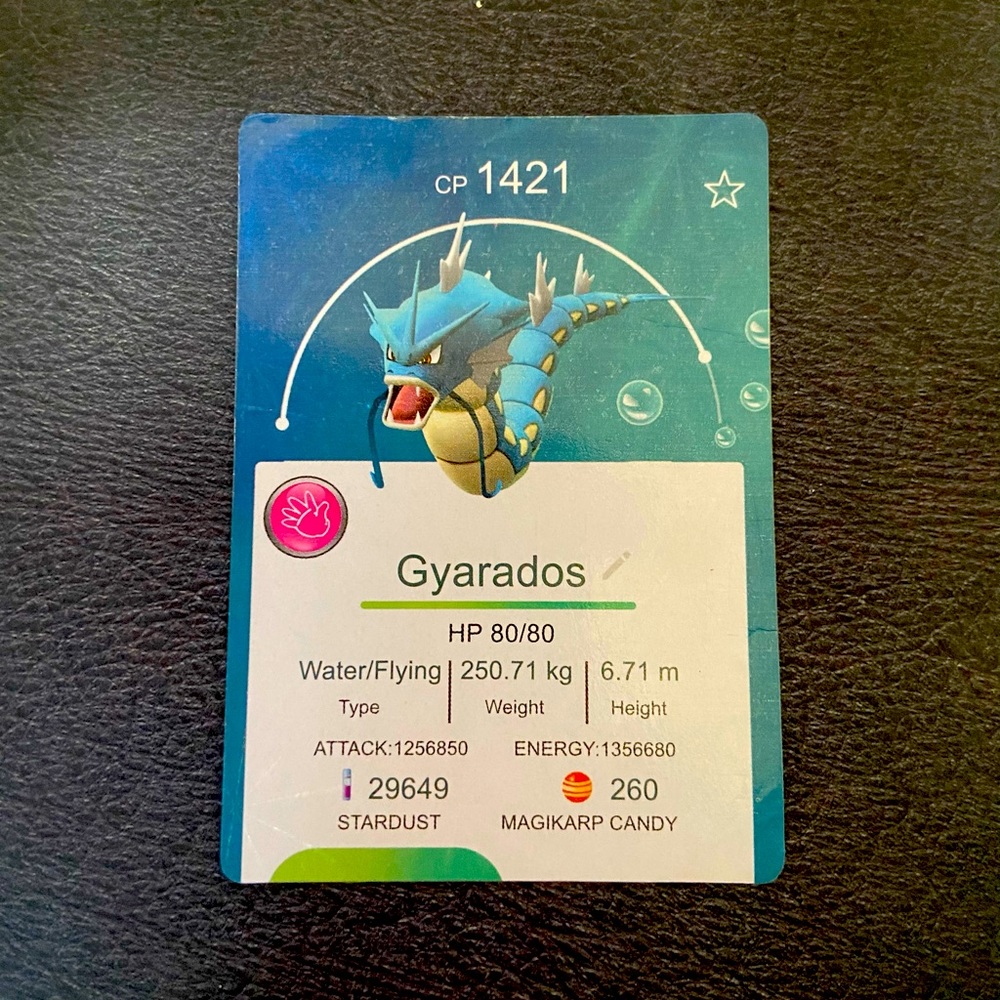 Gyarados Pokémon Card